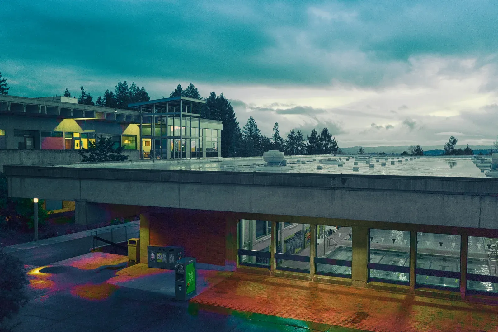 PCC Sylvania Campus Brutalist Architectural Geometry